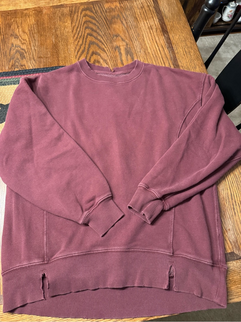 aerie Crewneck Sweatshirt - Plum